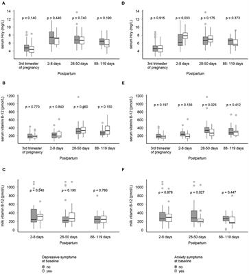 Maternal Mental Health in Late Pregnancy and Longitudinal Changes in Postpartum Serum Vitamin B-12, Homocysteine, and Milk B-12 Concentration Among Brazilian Women